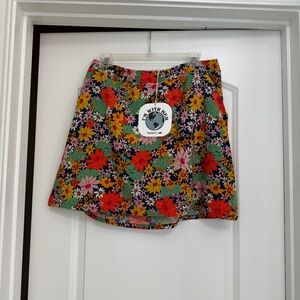 🎾 Toad & Co. Crusher Skort | Navy Multi Print | Sz L | NWT